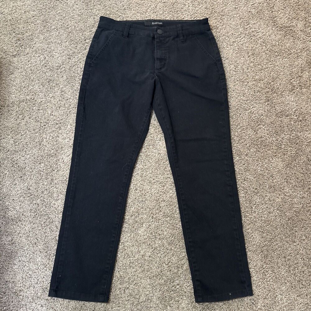 Fried Denim Black Slim Fit Jeans Mens size 32x30 Straight Stretch Casual Classic